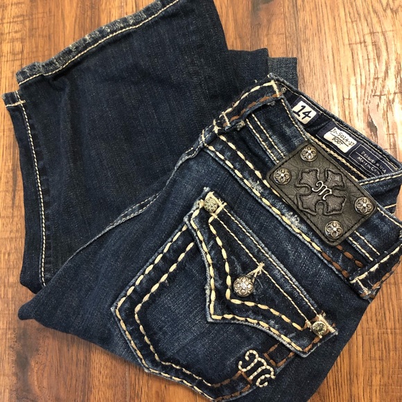Miss Me Denim - miss me long jeans - kids size 14